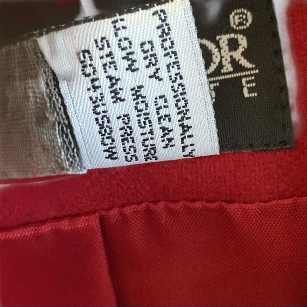 Vintage Sag Harbor Petite Vibrant Red Women's Blazer - Picture 15 of 16